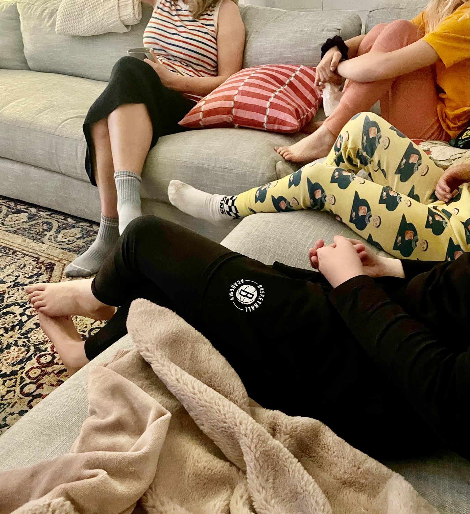 mom/kid sleepover